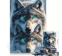 Rompecabezas de Loba Madre y Cachorro para Adolescentes, 1000 Piezas, Estimulante Mental, Suave y con Encaje Firme, Ideal para Vacaciones (38x52cm)