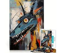 Rompecabezas de Lobo de 1000 Piezas Juguete para desarrollar la Capacidad cognitiva Superficie Lisa y sin Rebabas Actividad Relajante para Grupos en Interiores (38x26cm)