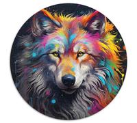 Rompecabezas de Lobo Imposible para Adultos, 1000 Piezas, Rompecabezas para Adultos, Rompecabezas para el Cerebro y decoración del hogar, Fiestas 67,5 x 67,5 cm