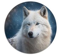 Rompecabezas de Lobo para Adultos, 1000 Piezas, desafiantes, Manualidades para Toda la Familia, cumpleaños y festividades, 67,5 x 67,5 cm
