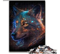 Rompecabezas de Lobo para Adultos y Adolescentes, 1000 Piezas, Ideal para la interacción Entre Padres e Hijos y la reducción del estrés (26x38cm)