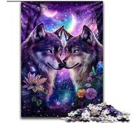 Rompecabezas de Lobos para Adultos y Adolescentes, Apto para Mayores de 14 años Ideas de Regalos para Mejorar la Memoria (50x75cm)