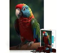 Rompecabezas de Loro bebé con Percha Colorida para Adultos, 1000 Piezas, Logic Boost Toy Group Joy Premium Edge, Sorpresa de cumpleaños (50x75cm)