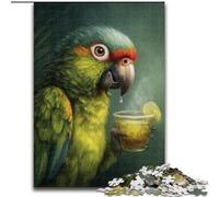 Rompecabezas de Loro Bebiendo para Adolescentes, 1000 Piezas, Juguetes educativos, Juegos antiestrés, cumpleaños (50x75cm)