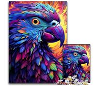 Rompecabezas de Loro Colorido de 1000 Piezas, Ideal para Adultos, desafiante Rompecabezas para Adolescentes, Divertido Juego Interactivo Familiar de 26x38cm/10,23x14,96 Pulgadas.