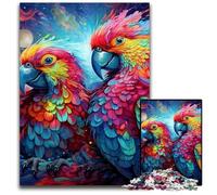 Rompecabezas de Loro Colorido de 1000 Piezas para Adultos, desafiante Rompecabezas de Bricolaje para Adolescentes, 50x75cm/19,68x29,52 Pulgadas