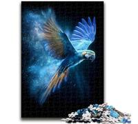 Rompecabezas de Loro cósmico para Adultos, 1000 Piezas, Juguete Educativo Intelectual, difícil de descomprimir, Ideal para decoración de Escritorio (50x75cm)