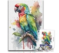 Rompecabezas de Loro para Adultos de 1000 Piezas, Juego de Aprendizaje de Pensamiento estratégico, Regalo Ideal para Cualquier Evento, tamaño 38x52cm