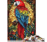 Rompecabezas de Loro Rectangular de cartón 100% Reciclado, Ideal para Adultos y niños, 1000 Piezas (75 x 50 cm)