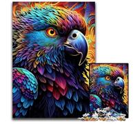 Rompecabezas de Loros Coloridos de 1000 Piezas para Adultos, Ideal para reuniones Familiares, cumpleaños y festividades, 26x38cm/10,23x14,96 Pulgadas.