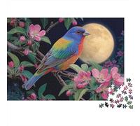 Rompecabezas de Loros Coloridos, Divertido Juego Educativo para Toda la Familia. Dificultad Alta, Pero no Aburrido. 500 Piezas (52 x 38 cm).