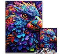 Rompecabezas de Loros Coloridos para Adultos, 1000 Piezas, Familiares y Amigos, Apto para Mayores de 14 años, 26x38cm/10,23x14,96 Pulgadas.