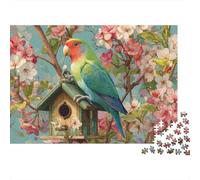 Rompecabezas de Loros Coloridos para Toda la Familia. Ideas Hombres y Mujeres. 1000 Piezas (75 x 50 cm).
