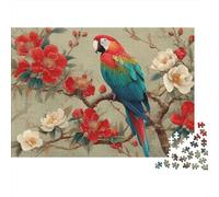 Rompecabezas de Loros Coloridos para Toda la Familia. Ideas Hombres y Mujeres. 500 Piezas (52 x 38 cm).