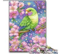 Rompecabezas de Loros con Flores, 2000 Piezas, para Adultos y Adolescentes, Ideal para Pasar el rato en casa, Regalo de cumpleaños, decoración de Pared para Mayores de 14 años (70x100cm)