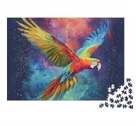 Rompecabezas de Loros de Colores: un pasatiempo Encantador. La Herramienta unir Piezas. 1000 Piezas (75 x 50 cm).