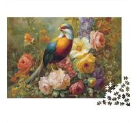 Rompecabezas de Loros de Colores: un pasatiempo Encantador. La Herramienta unir Piezas. 1000 Piezas (75 x 50 cm).