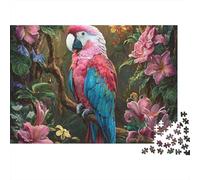 Rompecabezas de Loros de Colores: un pasatiempo Encantador. La Herramienta unir Piezas. 1000 Piezas (75 x 50 cm).