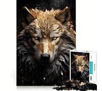 Rompecabezas de Lujo White Wolf de 1000 Piezas Juguete para desarrollar la Capacidad cognitiva Superficie Lisa y sin Rebabas Actividad Relajante para Grupos en Interiores (38x26cm)