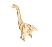 Rompecabezas de Madera 3D, Brachiosaurus 3D Rompecabezas de Madera Stem Ciencia Experimento Artesanía