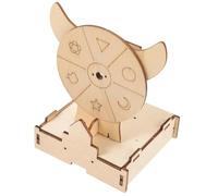 Rompecabezas de Madera 3D, El Rompecabezas de Madera 3D Lucky Wheel for el Arte del Experimento científico Stem cortó la asamblea fácil