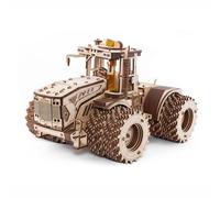 Rompecabezas de madera 3D para adultos, kit de modelo de tractor de madera 3D K-7M, montaje de máquina agrícola resistente, pantalla de escritorio para el hogar, regalo creativo para entusiastas (596