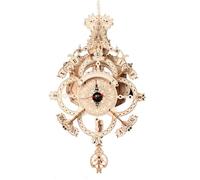 Rompecabezas de Madera 3D, Reloj de péndulo 3D Rompecabezas Madera DIY Engranaje mecánico Modelo Kit Vintage Craft Set Navidad