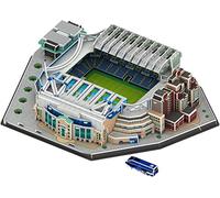 rompecabezas de madera 3d, Réplica del estadio de fútbol Chelsea, rompecabezas 3D, juguete construcción, monumento europeo