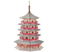 Rompecabezas de Madera 3D, Rompecabezas de Madera 3D la Torre, Rompecabezas autoensamblaje, Artesanal DIY, Regalo Ornamental Escritorio for el hogar