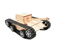 Rompecabezas de Madera 3D, Tanque 3D Rompecabezas de Madera Stem Experimento Artesanía Creatividad Imaginación Aprendizaje Ciencia