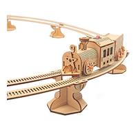 Rompecabezas de Madera 3D, Tren ferroviario Rompecabezas de Madera 3D Experimento científico Steam Aprendizaje Artesanal principios científicos