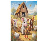 Rompecabezas de madera African Animals de 1000 piezas, rompecabezas para adultos y niños para la impresión de alta definición, juego familiar desafío 78 × 53 cm
