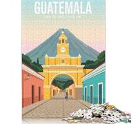Rompecabezas de Madera Arco de Santa Catalina de Guatemala, 1000 Piezas, Ideal para Adultos y Adolescentes Mayores de 18 años. Regalo de cumpleaños, 1000 Piezas (75 x 50 cm).