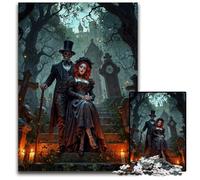 Rompecabezas de Madera Baron Samedi de 1000 Piezas para Adultos Ideal para Relajarse y Decorar el hogar. 1000 Piezas (75x50cm).