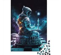 Rompecabezas de Madera Chess Universe5 de 1000 Piezas para Adolescentes, Regalos para Adultos, Juegos educativos para el hogar, Juguetes de Bricolaje, 1000 Piezas (75 x 50 cm)