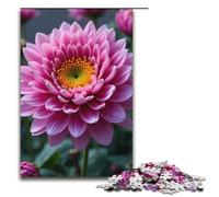 Rompecabezas de Madera Chrysanthemum Pride de 1000 Piezas para Adultos y niños a Partir de 12 años (38 x 26 cm)