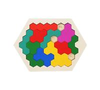 Rompecabezas de madera colorido con calendario diario, un día para mostrar más de 365 fechas con bolsa de almacenamiento para todos los días cada año, rompecabezas de madera