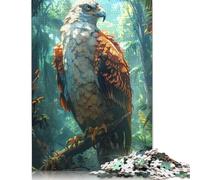 Rompecabezas de Madera con diseño de águila de la Selva Tropical para Adultos y Adolescentes, 500 Piezas (52 x 38 cm)