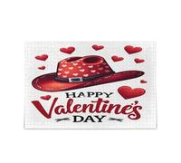 Rompecabezas de madera con diseño de corazones y sombrero de vaquero de San Valentín para adultos, imposible, difícil y desafiante, rompecabezas familiar, 500 piezas