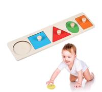 Rompecabezas de madera con forma de peg, rompecabezas de madera para bebé, rompecabezas, juguetes de preescolar, rompecabezas geométricos, rompecabezas de 1 a 3 años, juguete Montessori