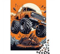 Rompecabezas de Madera Cuadrado Creativo de 1000 Piezas con vehículos Todoterreno para Adultos. Juego Educativo y Juguete de desafío. 1000 Piezas (75x50cm)