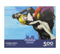 Rompecabezas de Madera Cuadrado Creativo de 500 Piezas con diseño Vintage de Pulpa para niñas, para Adultos, Juego Educativo, Juguete de desafío, 52 x 38 cm.