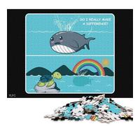 Rompecabezas de Madera Cuadrados creativos de 1000 Piezas Marca la Diferencia para Adultos (75 x 50 cm). Juego Educativo.