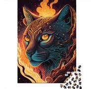 Rompecabezas de Madera Cuadrados creativos Lynx Fantasyland de 1000 Piezas para Adultos, 1000 Piezas (75x50cm)