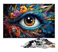 Rompecabezas de Madera de 1000 Piezas con diseño de Ojos de fénix para Adultos, Ideal para Adolescentes 50x75cm/19,68x29,52 Pulgadas