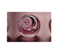 Rompecabezas de madera de 1000 piezas con diseño de remolino rosa WZYWHJ en cristal impreso para adultos y niños, perfecto para diversión familiar, alivio del estrés