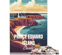 Rompecabezas de Madera de 1000 Piezas con Paisaje de la Isla del Príncipe Eduardo para Adultos, Adolescentes, Juego Educativo, Juguete de desafío, 1000 Piezas (75 x 50 cm)