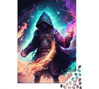 Rompecabezas de Madera de 1000 Piezas con temática de Mago, Brujo y hechicero. Juego Educativo y Juguete de desafío 1000 Piezas (75 x 50 cm).