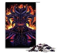 Rompecabezas de Madera de 1000 Piezas de Demon from Hell para Adultos, Juegos Familiares, 1000 Piezas