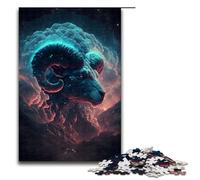 Rompecabezas de Madera de 1000 Piezas de Fiery Cloud Aries para Adultos Juegos Familiares 75 x 50 cm